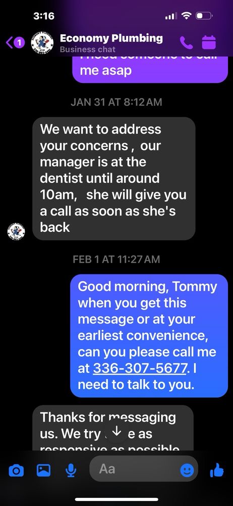 Slide of Economy Plumbing