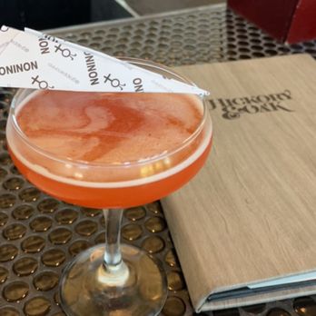 Hickory & Oak - The paper plane drink came with a mini paper plane. So cute - Steakhouses Near Me - Bowling Green, Kentucky