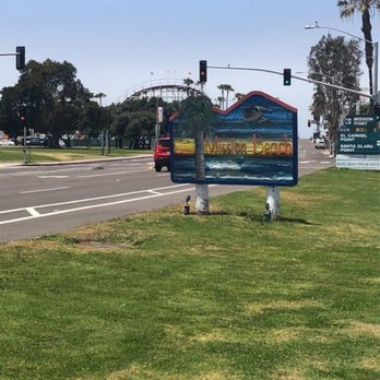 Bahia Resort Hotel - Sign headed towards Mission Beach. - San Diego, CA
