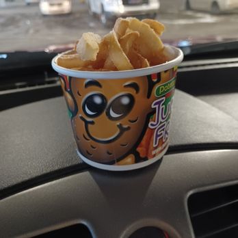 Potato Corner - Puniest "jumbo" I've ever seen. - Fast Food Near Me - Edmonton, Alberta
