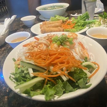 Pho Q Long - 64. Vermicelli with Grilled Shrimp 25. Chicken Noodle Soup 1. Vietnamese Egg Rolls - Vietnamese Near Me - Houston, Texas Pho Q Long - 64. Vermicelli with Grilled Shrimp 25. Chicken Noodle Soup 1. Vietnamese Egg Rolls - Vietnamese Near Me - Houston, Texas