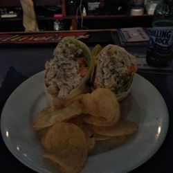 dugout tavern - Chicken Salad wrap