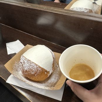 Gelateria ai Cerchi - Maritozzo and espresso - Desserts Near Me - Rome, RM Gelateria ai Cerchi - Maritozzo and espresso - Desserts Near Me - Rome, RM