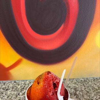 Coach SLim Snowcones - Orange, grape, cherry, peach, and ice cream in the middle yumlicious!!! - Shaved Ice Near Me - Carrollton , Texas