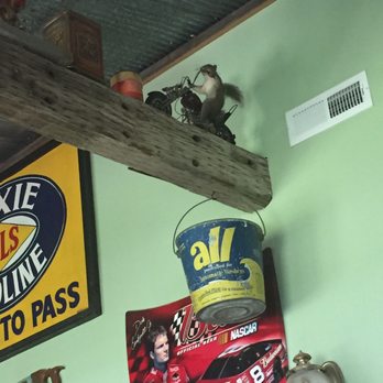Last Chance - a display of various items on a wall - Convenience Stores Near Me - Russell, Iowa