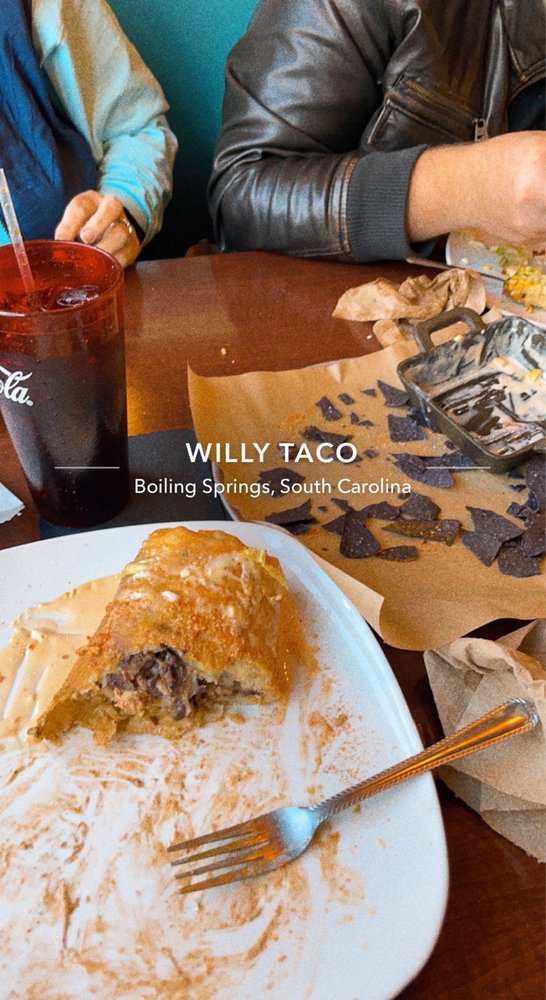 Food from Willy Taco - Boiling Springs