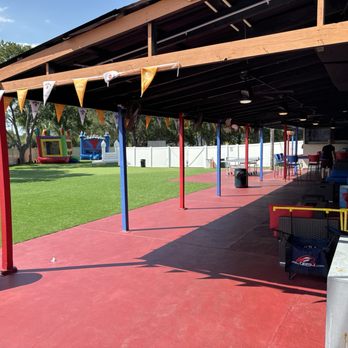 JR's Sports Pub - "Back yard" and outdoor bat area, bounce houses included - Sports Bars Near Me - Clearwater, Florida JR's Sports Pub - "Back yard" and outdoor bat area, bounce houses included - Sports Bars Near Me - Clearwater, Florida