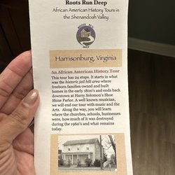 Harrisonburg Tourism and Visitor Services - Roots Run Deep brochure.