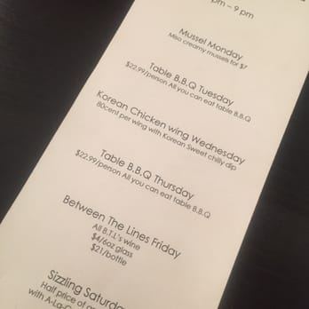 Korean Bbq Town - Specials - Korean Near Me - St Catharines, Ontario