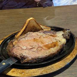 Steak and toast