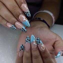 Day Nail Bar - Beautiful Blue Nail Art at Day Nail Bar. CALL(408)591-1166 4750 Almaden Expy, San Jose, CA, 95118. Follow Us: IG @day_nailbar