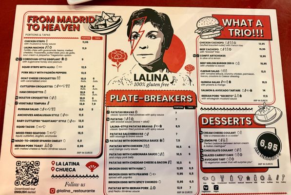 Menu photo 2 LaLina Madrid, M