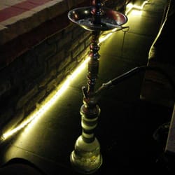 D'wan Hookah Lounge - Ambrosia and white peach....yum!