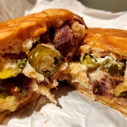 Santortas Mexican Sandwich Shop - Carnitas Sandwich Special this week