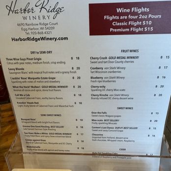 Harbor Ridge Winery - Wineries Near Me - Egg Harbor, Wisconsin Harbor Ridge Winery - Wineries Near Me - Egg Harbor, Wisconsin