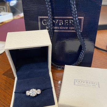 Govberg Jewelers - Govberg reset my diamond into a beautiful 3 stone setting! - Jewelry Near Me - Ardmore, Pennsylvania Govberg Jewelers - Govberg reset my diamond into a beautiful 3 stone setting! - Jewelry Near Me - Ardmore, Pennsylvania