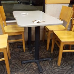 Wendy's - Messy dining room.
