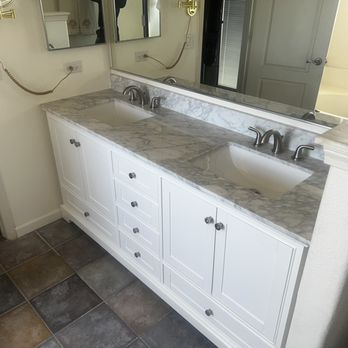 Johns Plumbing & Rooter - 72" dual vanity, installed by John's Plumbing - Plumbing Near Me Johns Plumbing & Rooter - 72" dual vanity, installed by John's Plumbing - Plumbing Near Me