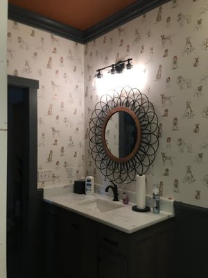 Wallpapering - These are just some of our projects. Watching a room come to life and watching our customers reactions as we reveal our work is what keeps them coming back time and time again. We love putting the luster back into rooms with a new wallpaper. Our specialty is making your house look and feel like home. Wallpapering - These are just some of our projects. Watching a room come to life and watching our customers reactions as we reveal our work is what keeps them coming back time and time again. We love putting the luster back into rooms with a new wallpaper. Our specialty is making your house look and feel like home.