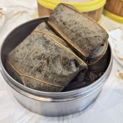 Yummy House - Sticky Rice with Pork wrapped in Lotus leaf