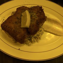 Rockfish with orzo