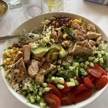 The Shed Restaurant - Plainview NY - Chopped Cobb salad grilled chicken bacon bits avacado tomato's feta, just excellent - Breakfast & Brunch Near Me - Plainview, New York The Shed Restaurant - Plainview NY - Chopped Cobb salad grilled chicken bacon bits avacado tomato's feta, just excellent - Breakfast & Brunch Near Me - Plainview, New York
