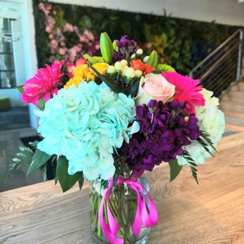Quality Wholesale Florist - Colorful flower arrangement. Around $50 - Florists Near Me - La Puente, California