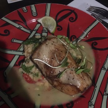 Bananas - Mahi Mahi with lobster risotto. - Burgers Near Me - Vieques, Puerto Rico Bananas - Mahi Mahi with lobster risotto. - Burgers Near Me - Vieques, Puerto Rico