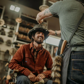 Greeley Hat Works - Experience the Greeley Hat Works difference firsthand. Book a personalized appointment to begin your custom hat journey. - Leather Goods Near Me - Garden City, Colorado Greeley Hat Works - Experience the Greeley Hat Works difference firsthand. Book a personalized appointment to begin your custom hat journey. - Leather Goods Near Me - Garden City, Colorado