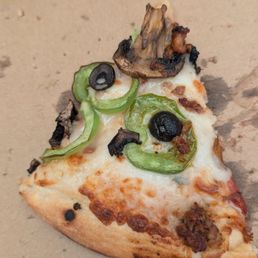 Dry pizza.