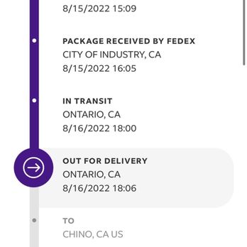 FedEx Ship Center - Went out on the truck after I confirmed that I would pick up at this location. - Shipping Centers Near Me - Ontario, California FedEx Ship Center - Went out on the truck after I confirmed that I would pick up at this location. - Shipping Centers Near Me - Ontario, California