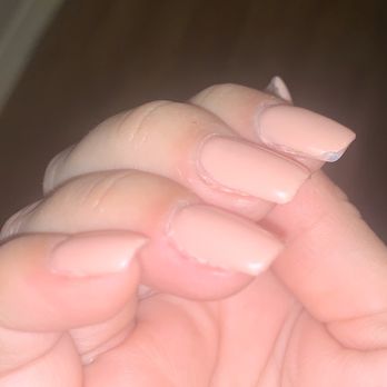 Classy Nails Spa - One day after being "fixed" - Nail Salons Near Me - Scottsdale, Arizona