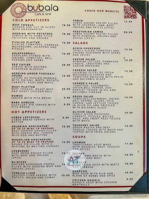 Menu photo 2 Bubala Cafe & Grill Dallas, TX Menu photo 2 Bubala Cafe & Grill Dallas, TX