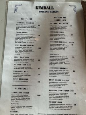 Menu photo 2 Kimball Coastal Eatery National City, CA Menu photo 2 Kimball Coastal Eatery National City, CA