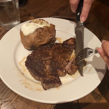 LongHorn Steakhouse - Ribeye - with Idaho Baked Potato - Steakhouses Near Me - Mentor, Ohio LongHorn Steakhouse - Ribeye - with Idaho Baked Potato - Steakhouses Near Me - Mentor, Ohio