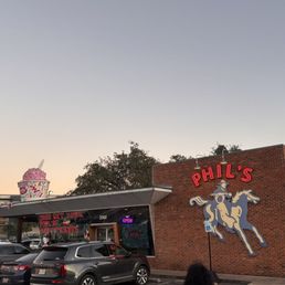 Outside