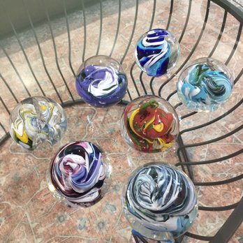 Barrio Glassworks - Each member of the group got to make their own paperweight! - Art Galleries Near Me - Carlsbad, California Barrio Glassworks - Each member of the group got to make their own paperweight! - Art Galleries Near Me - Carlsbad, California