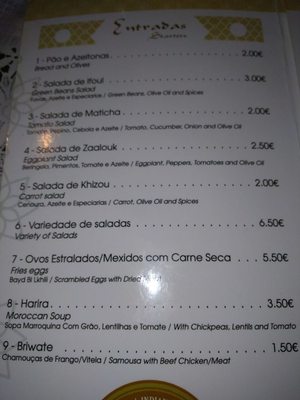 Menu photo 3 Restaurante Marrakesh Lisbon, 11