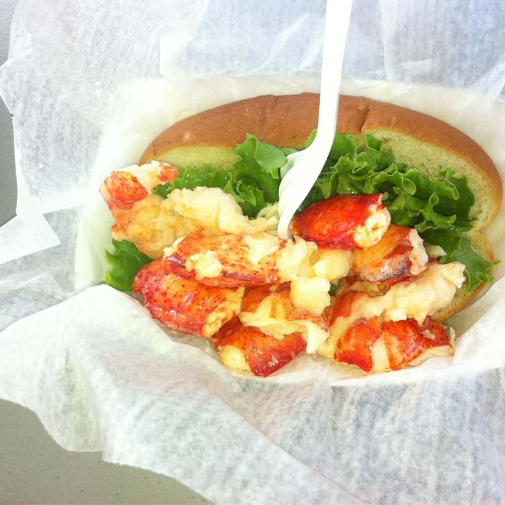 Hot lobster roll Hot lobster roll