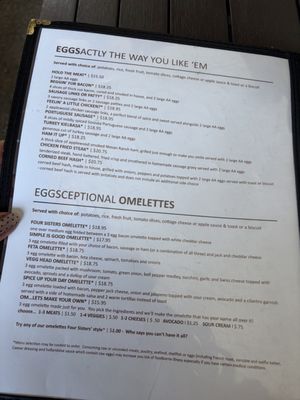 Menu photo 2 Four Sisters Cafe Roseville, CA
