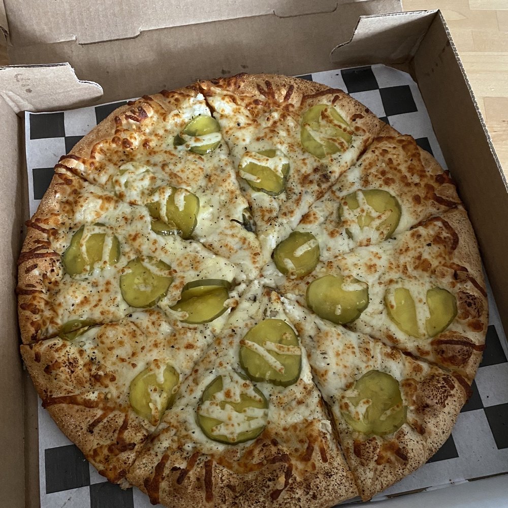 Possibly Hurricane Pizza's 1st pickle pizza??
