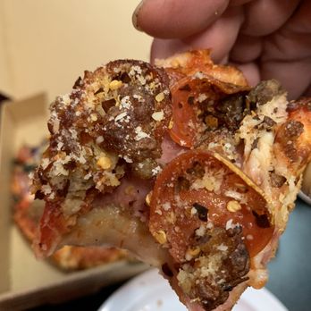 Happy Pizza - The Works Pizza Meat Lovers Pizza - Pizza Near Me - Manteca, California Happy Pizza - The Works Pizza Meat Lovers Pizza - Pizza Near Me - Manteca, California