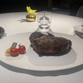 The Pines Modern Steakhouse - New York steak, medium rare bone in - Steakhouses Near Me - S Highland, California The Pines Modern Steakhouse - New York steak, medium rare bone in - Steakhouses Near Me - S Highland, California