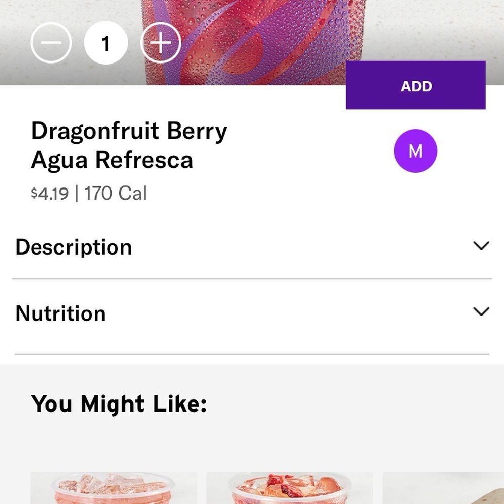 Taco Bell - Dragonfruit Berry Agua Refresca - Medium - Fast Food Near Me - Marina, California Taco Bell - Dragonfruit Berry Agua Refresca - Medium - Fast Food Near Me - Marina, California