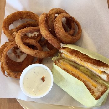 Michael's Super Burgers - Grill cheese and rings. - Burgers Near Me - Whittier, California
