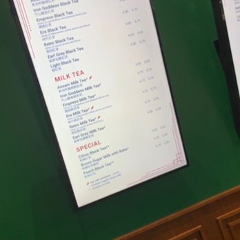 Brian Black Tea - menu - Bubble Tea Near Me - Fremont, California