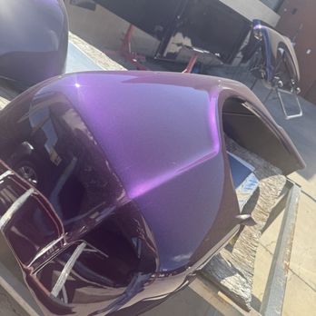 Titan Auto Body - Deep candy purple refinish in process. - Body Shops Near Me - Phoenix, Arizona Titan Auto Body - Deep candy purple refinish in process. - Body Shops Near Me - Phoenix, Arizona