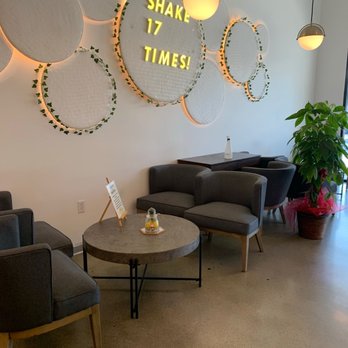 Sunright Tea Studio - One of two seating areas - Bubble Tea Near Me - Fullerton, California