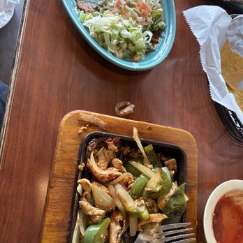 Fiesta Mexicana - My half eaten lunch chicken fajitas - Mexican Near Me - Youngsville, North Carolina Fiesta Mexicana - My half eaten lunch chicken fajitas - Mexican Near Me - Youngsville, North Carolina