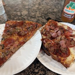 Thin crust & deep dish